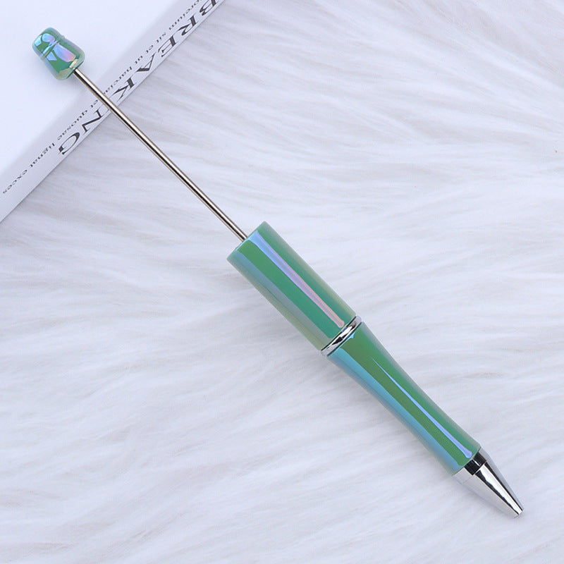 Wholesale 10pcs Beadable Pens Colorful UV Electroplating Colorful DIY Bead Pens ACC-PN-JinBN020