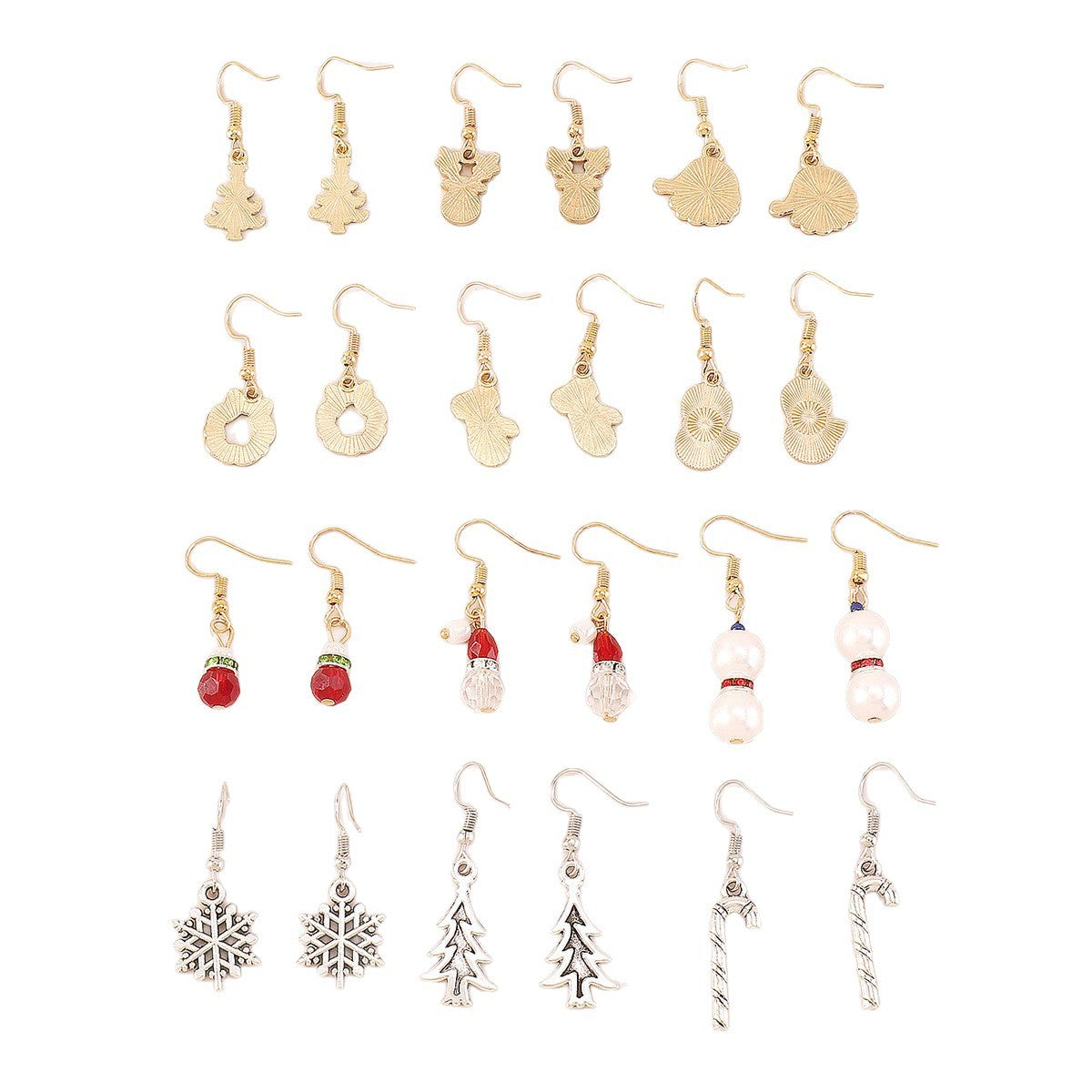 Wholesale Christmas color earrings