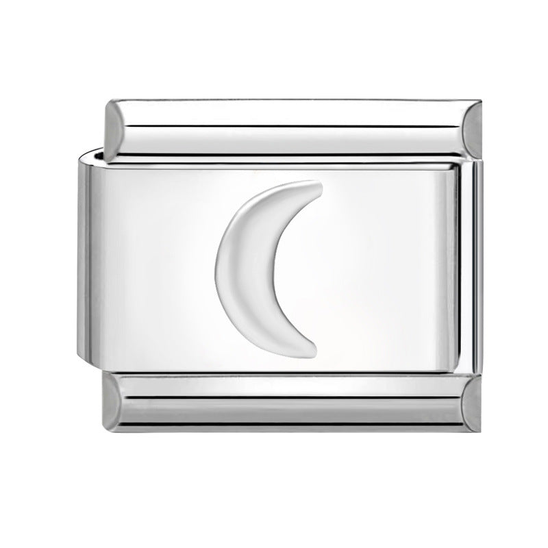 Wholesale Italian Charm Bracelet 9mm DIY Splicing Cute Creative Stainless Steel Composable Bracelet