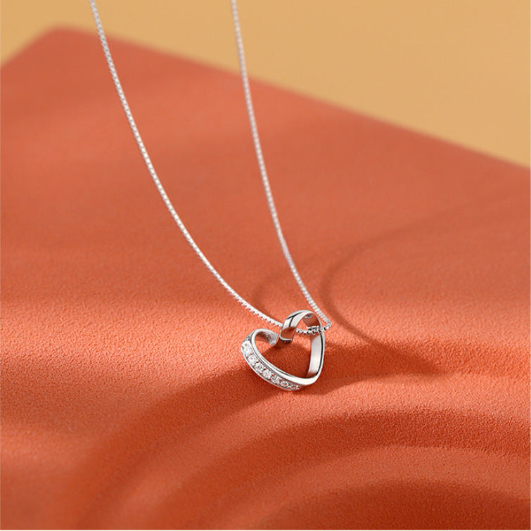 Wholesale  Geometric Love Diamond-encrusted Necklace