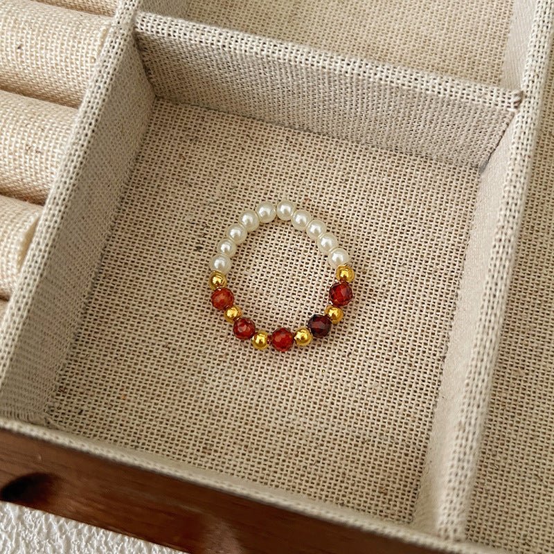 Wholesale  Personalized Beaded Index Finger Ring