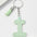 Wholesale PU leather 26 English letters colorful cowhide tassel keychain