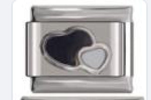 Wholesale Italian Charm Bracelet 9mm DIY Splicing Removable Heart Pattern Stainless Steel Composable Bracelet