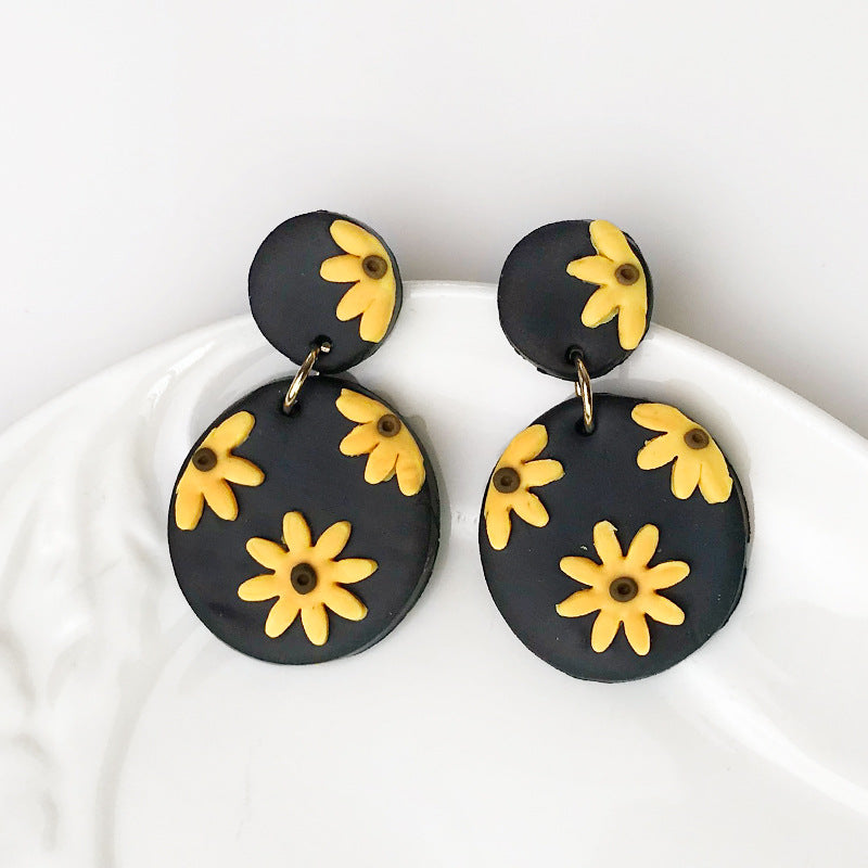 Wholesale Clay Bead Earrings  Cute Earrings Flower Earrings
