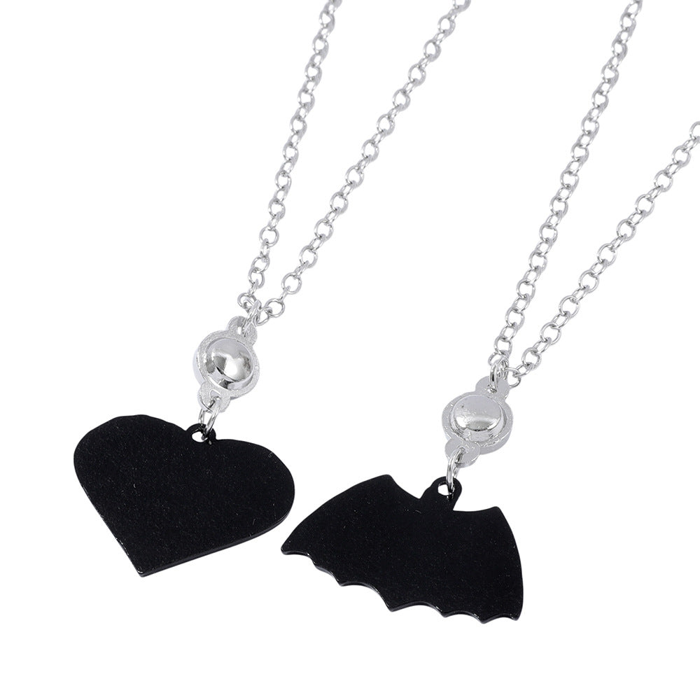 Wholesale Cute  Pendant Necklace Alloy Drip Oil Enamel  Heart