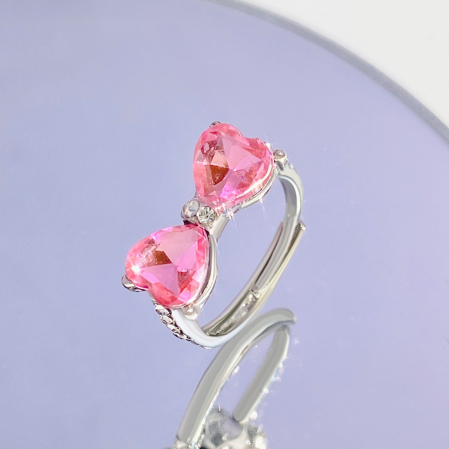 Wholesale gold   love zircon exquisite ring