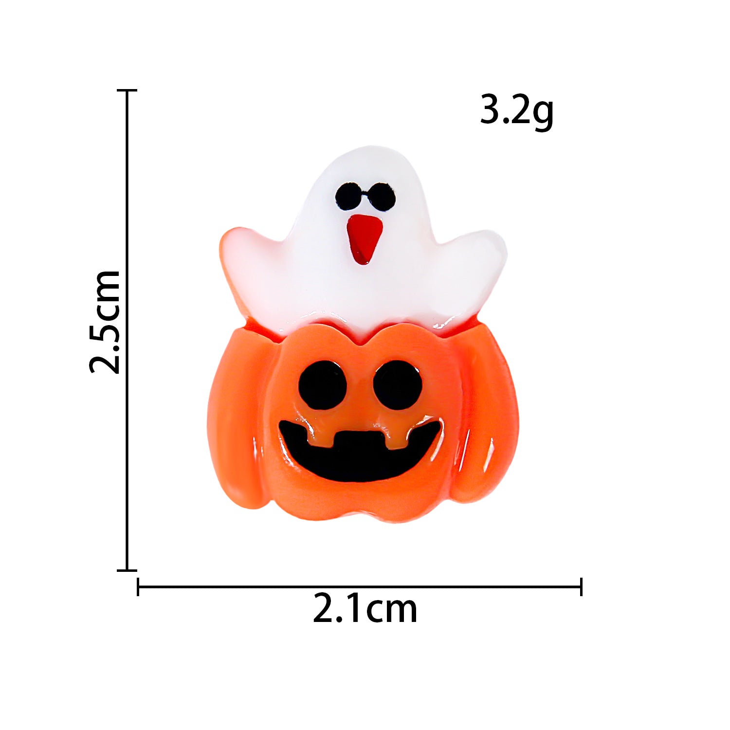 Wholesale  Spooky Pumpkin Resin DIY Craft Accessories Mixed Batch for Party