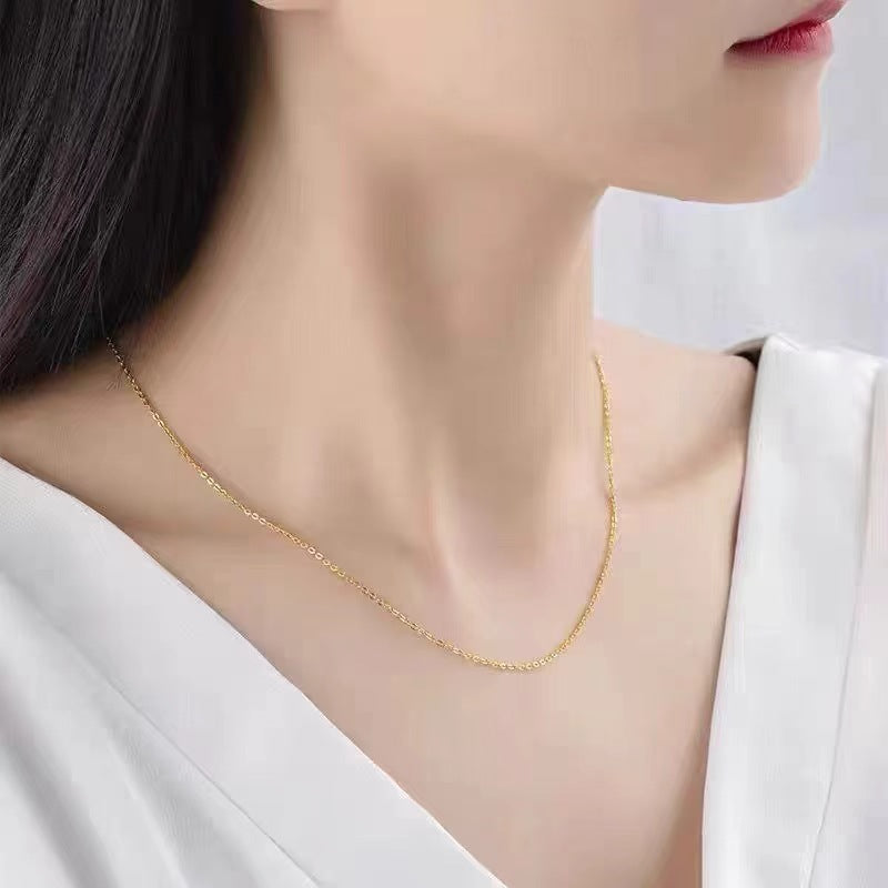 Wholesale Stainless steel  Natural Stone Lapis Lazuli Necklace