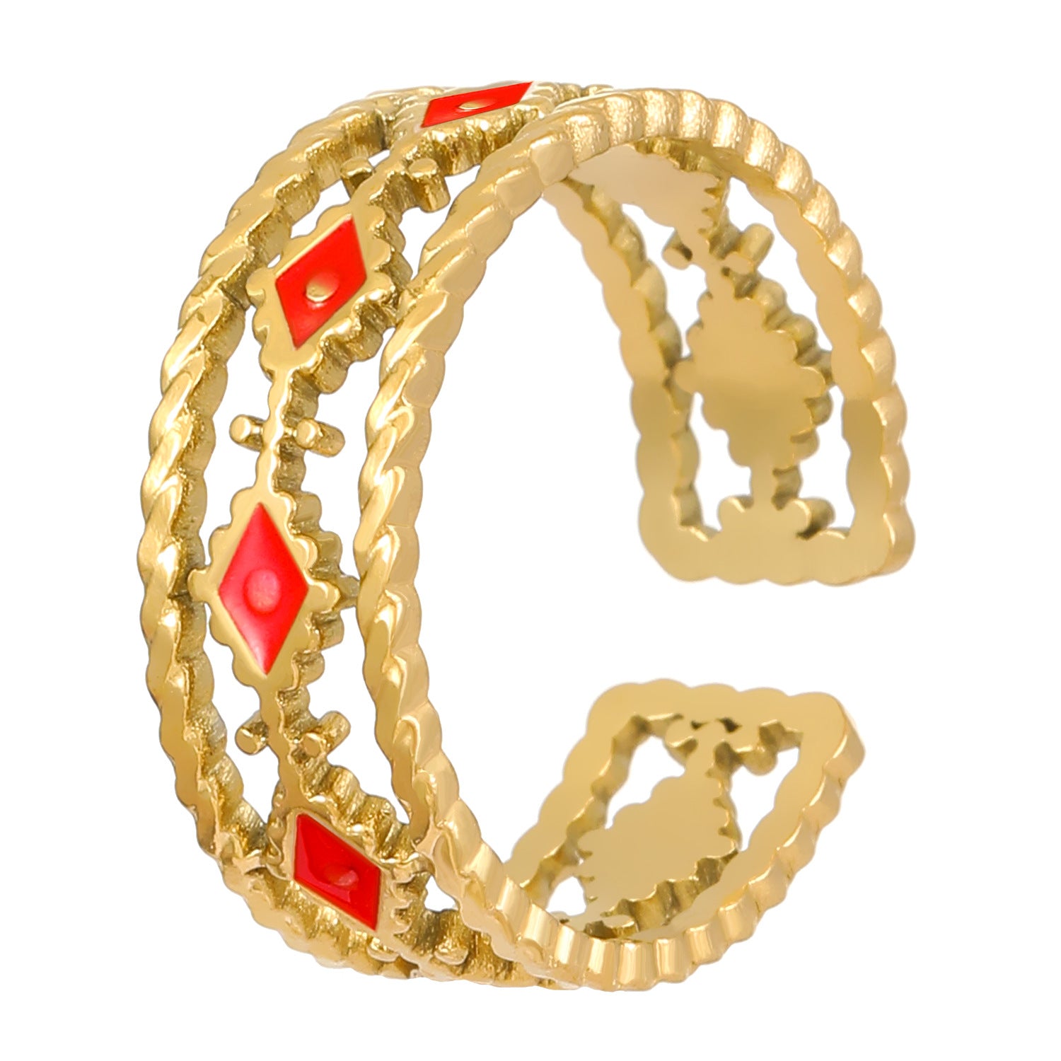 Wholesale  round  Stainless Steel  ring