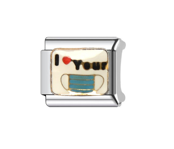 Wholesale Italian Charm Bracelet 9mm DIY Strap Pattern Creative Stainless Steel Composable Bracelet