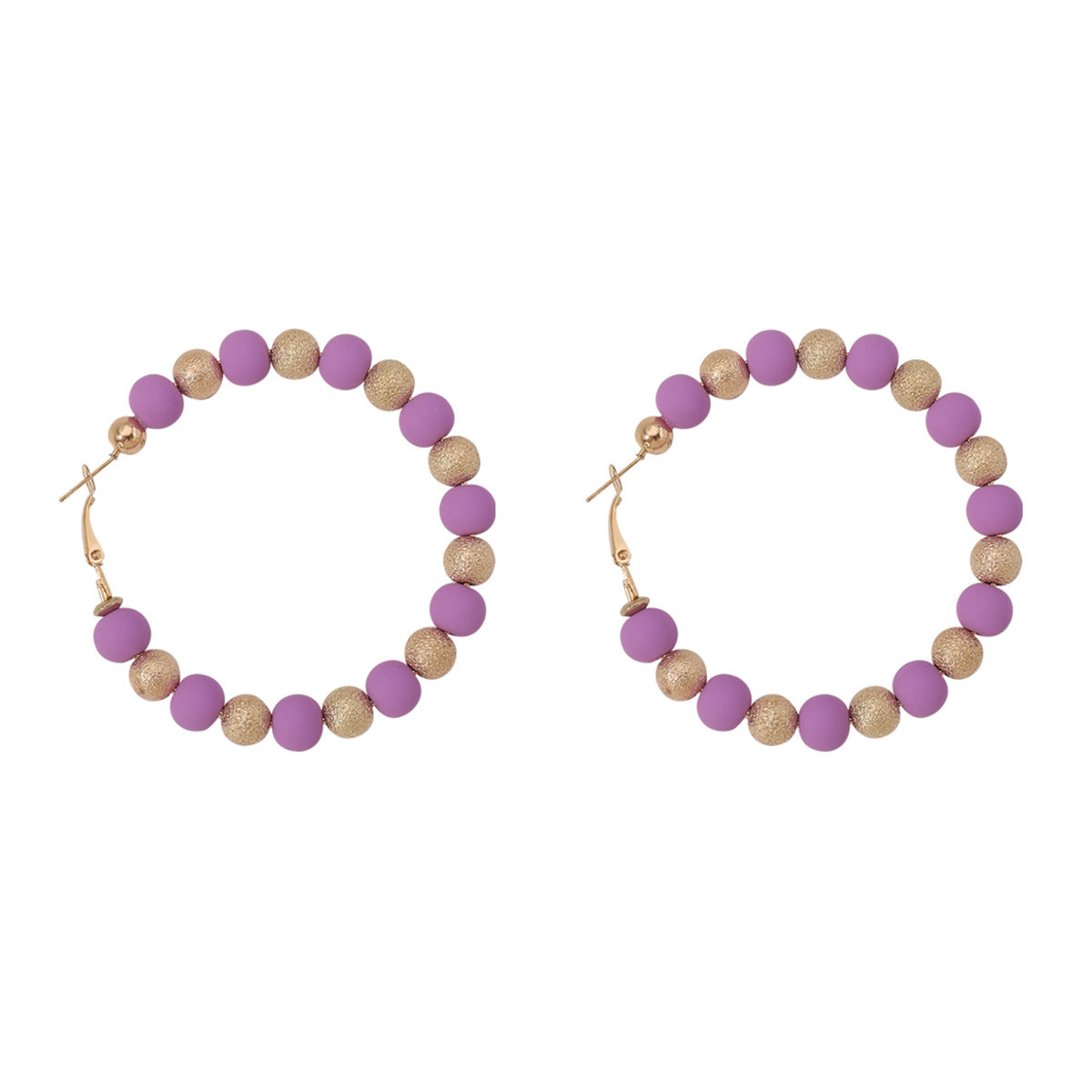 Wholesale Colorful Polymer Clay Beads Earrings ACC-ES-XianDi002