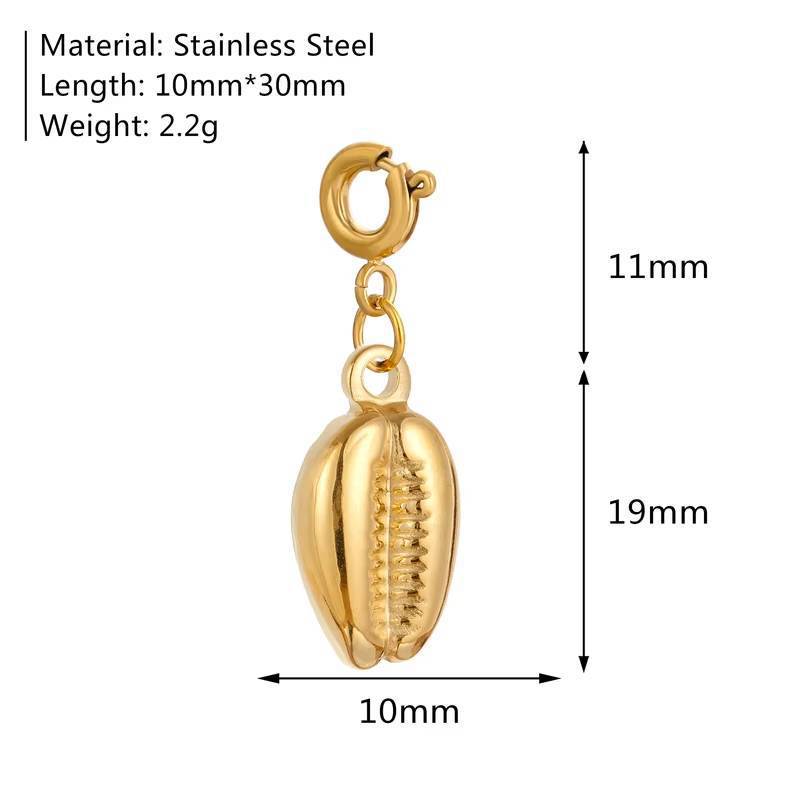 Wholesale Stainless steel marine insect and flower pendant
