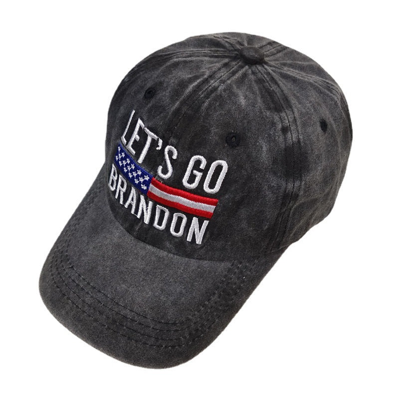 Wholesale Independence Day  Embroidered Washed Baseball Cap