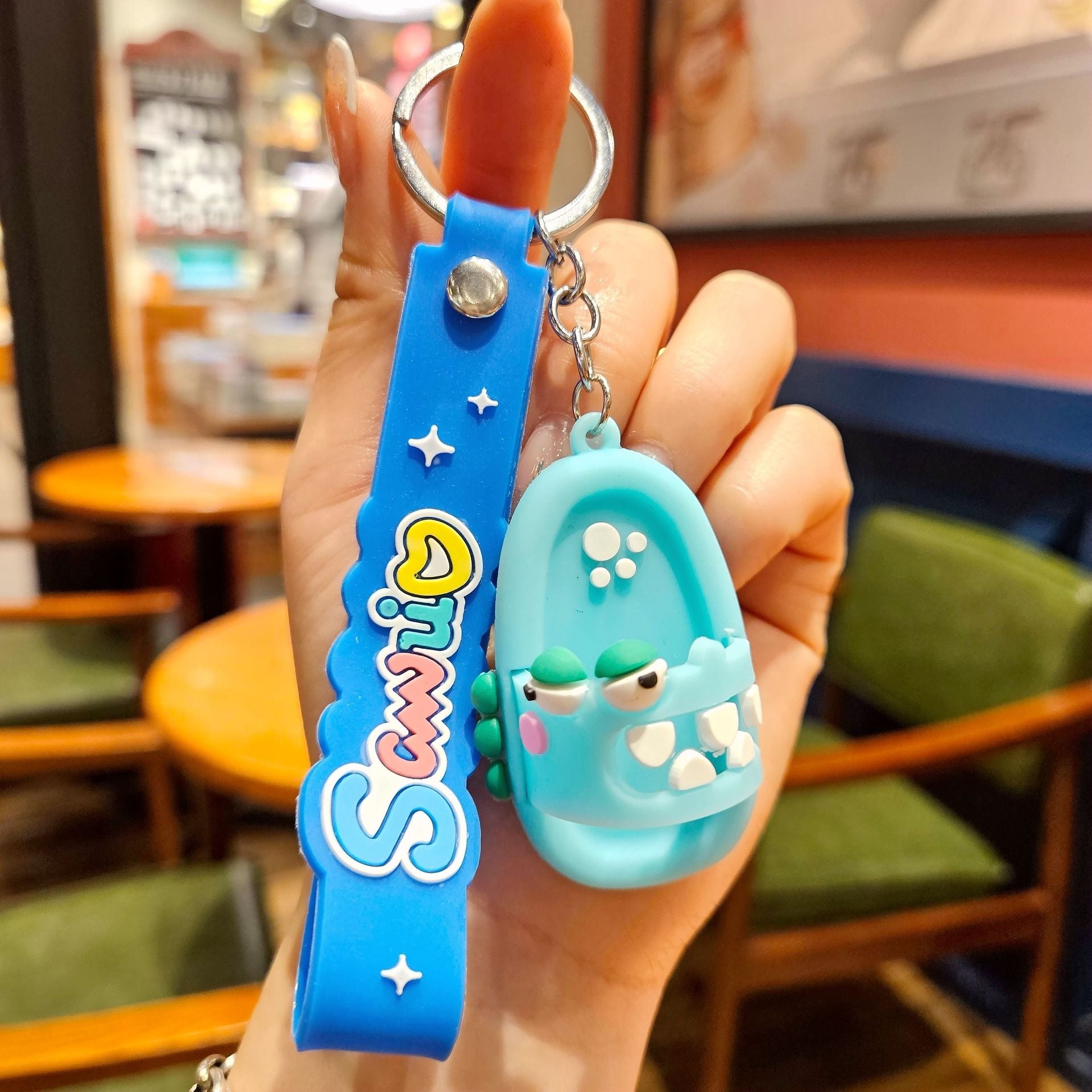 Wholesale Dinosaur duck key chain Animal car keychain