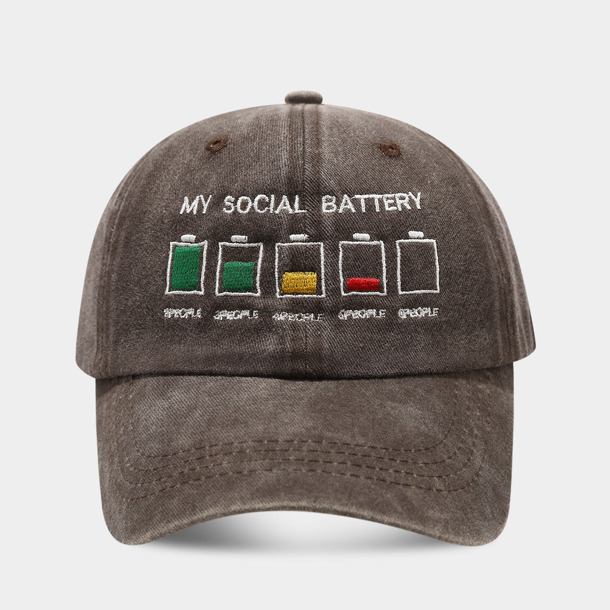 Wholesale Battery Embroidered Baseball Cap