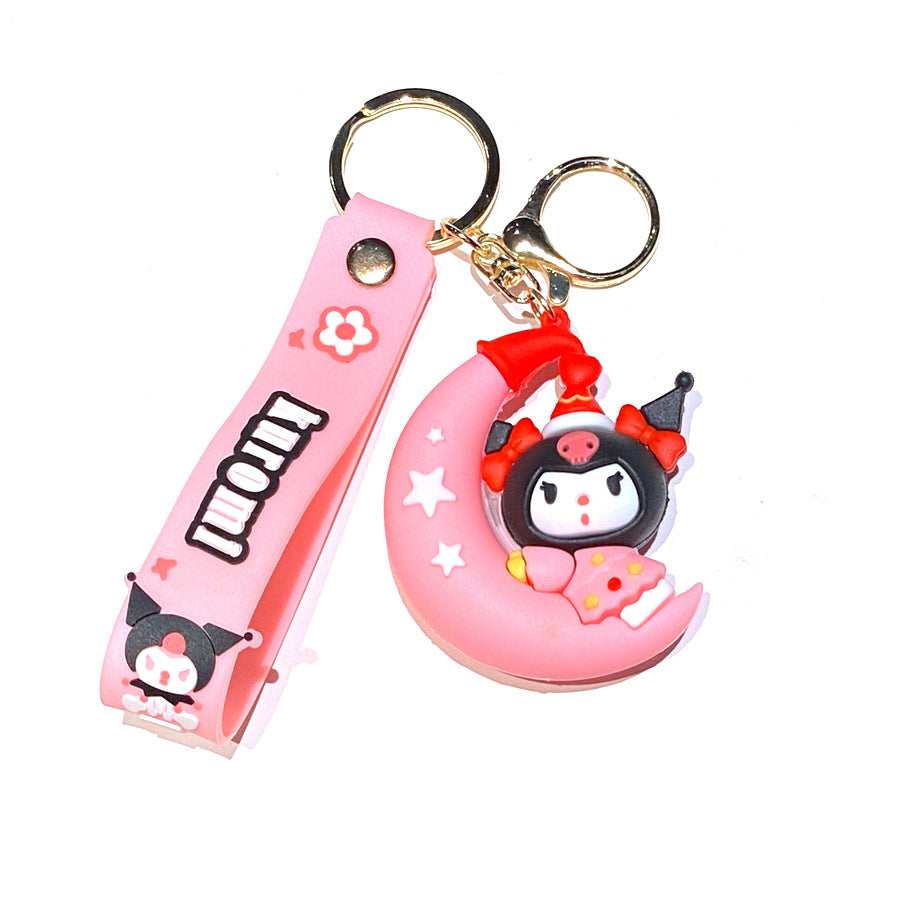 Wholesale Cartoon PVC Soft Glue Cute Keychain ACCVIP-KC-GongZ031