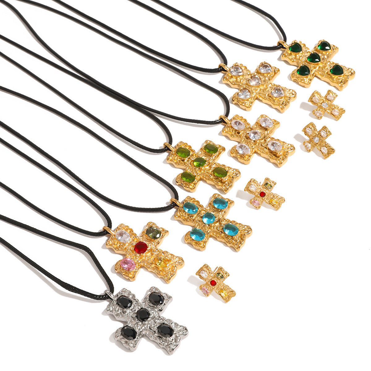 Wholesale European American Style Cross Pendant Necklace,  Stylish Jewelry Accessory for Women,  Boutique Resale Gift