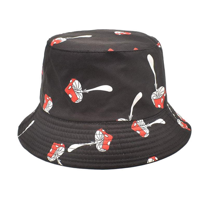 Wholesale Colorful Mushroom Pattern Bucket Hat ACC-HT-ShunMa003