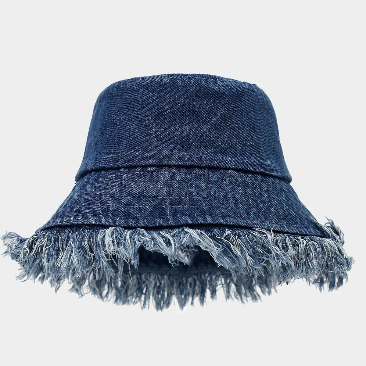 Wholesale  distressed rough Denim fisherman hat