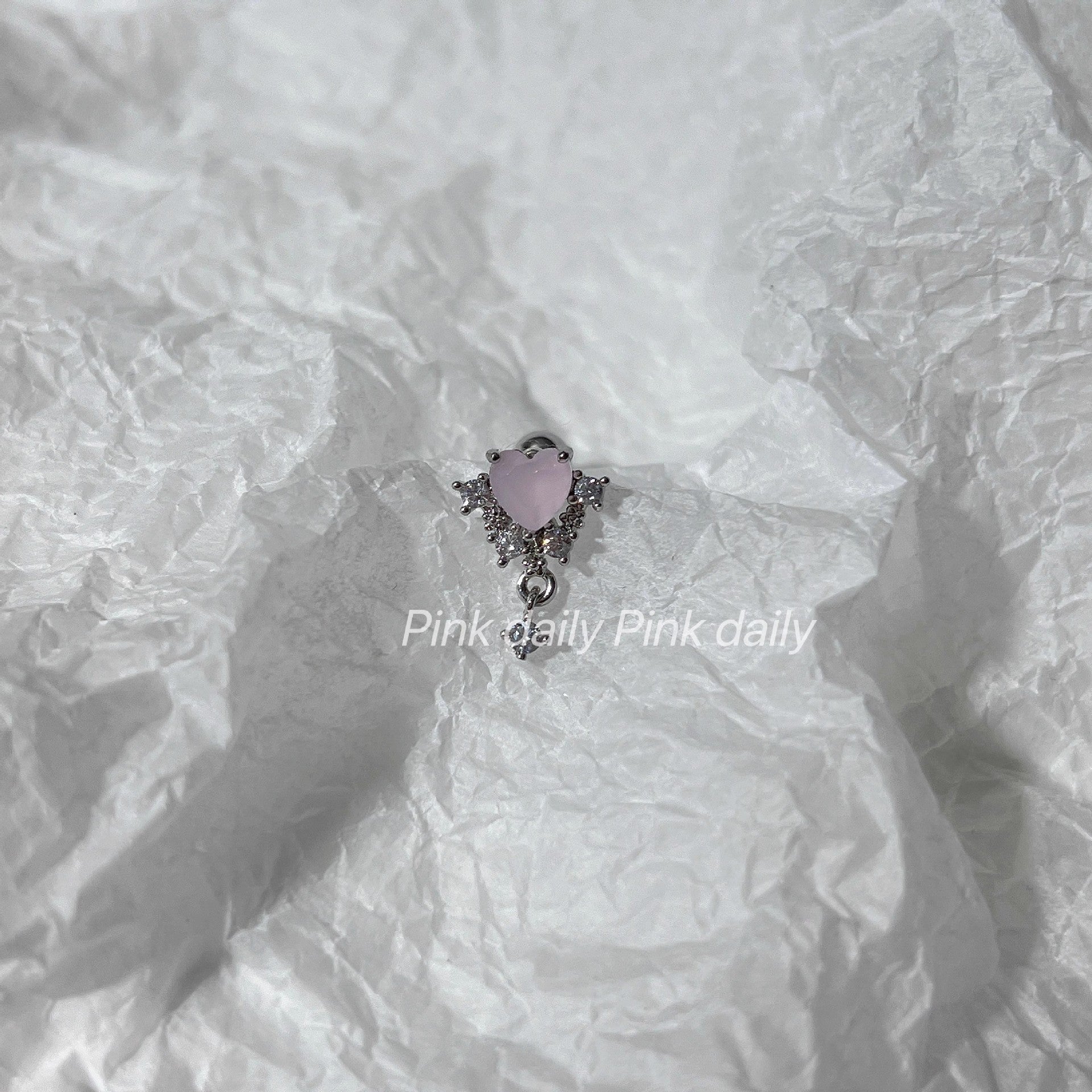 Wholesale Love Diamond Planet Titanium Steel  Earrings