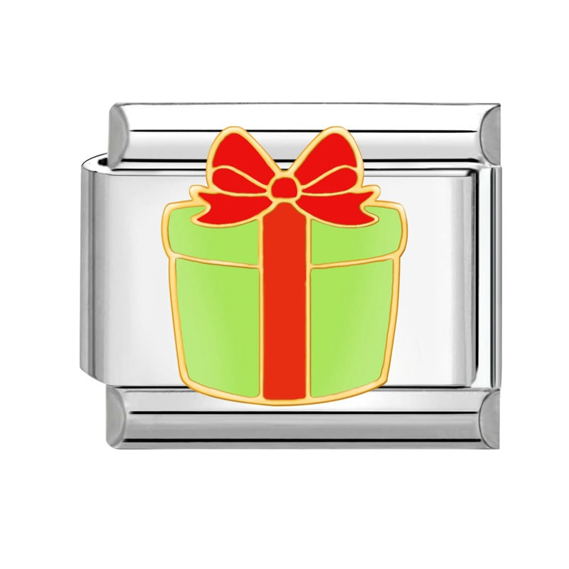 Wholesale Italian Charm Bracelet 9mm DIY Splicing Mother's Day Series Stainless Steel Composable Bracelet