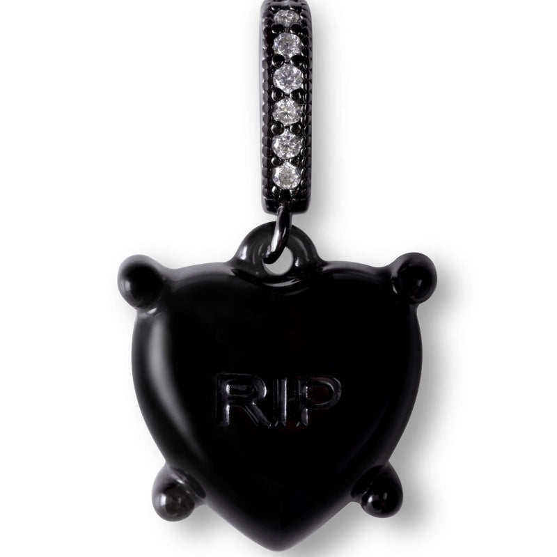 Wholesale Game console dragon heart five-pointed star zircon necklace