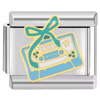 Wholesale 9mm Italian Charm Starter Bracelets DIY square Single Section Creative Stainless Steel Composable Bracelet