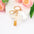 Wholesale Gold Foil New Resin Crystal Glue White Tassel Color English Digital Keychain