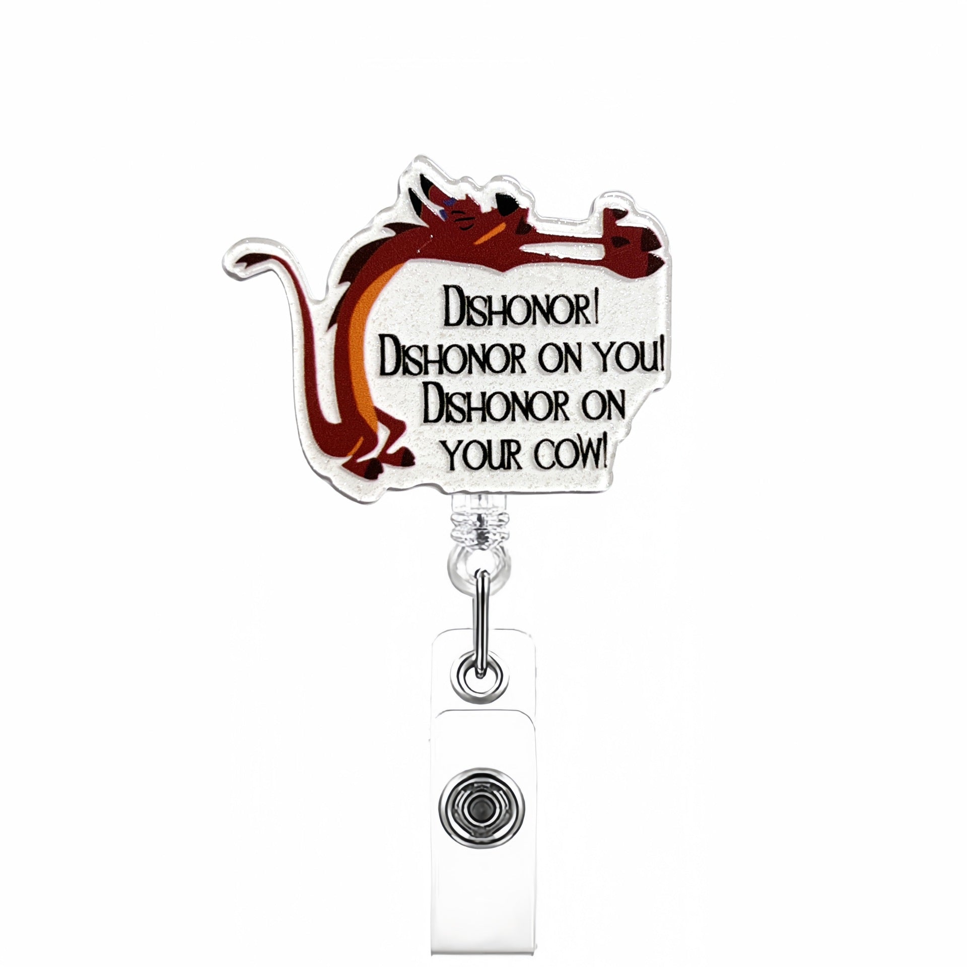 Wholesale Acrylic Workplace Employee Badge Reels Keychains