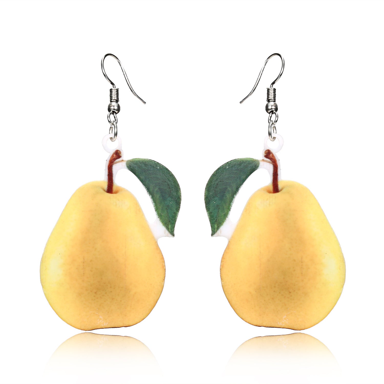 Wholesale Fruit-Shaped Acrylic Flat Earrings,  Cute Laser-Cut Jewelry Accessory for Women,  Boutique Resale