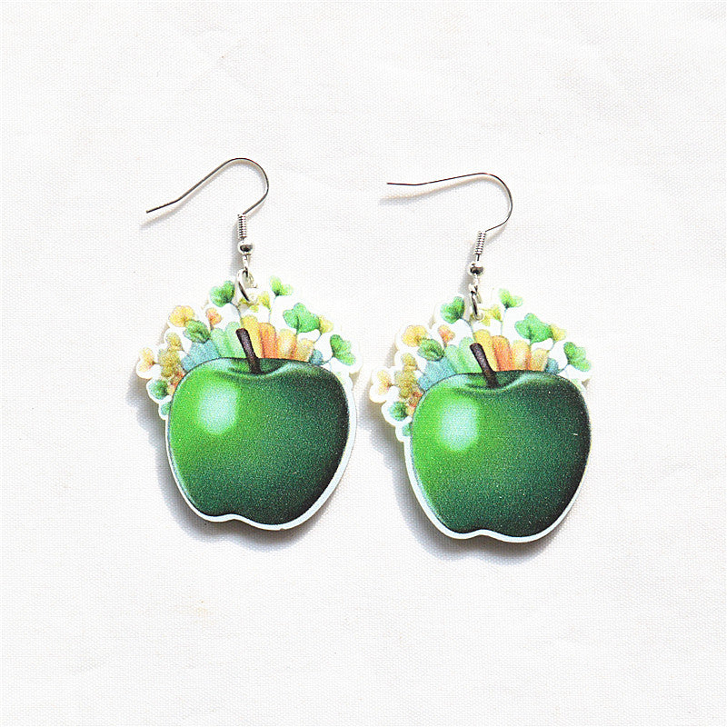 Wholesale St. Patrick's Day Green Man Earrings ACC-ES-XN036