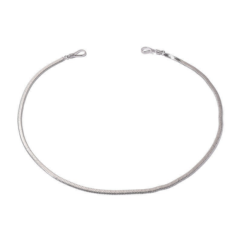 Wholesale Brass Plated 18K Real Gold Sweater Necklace