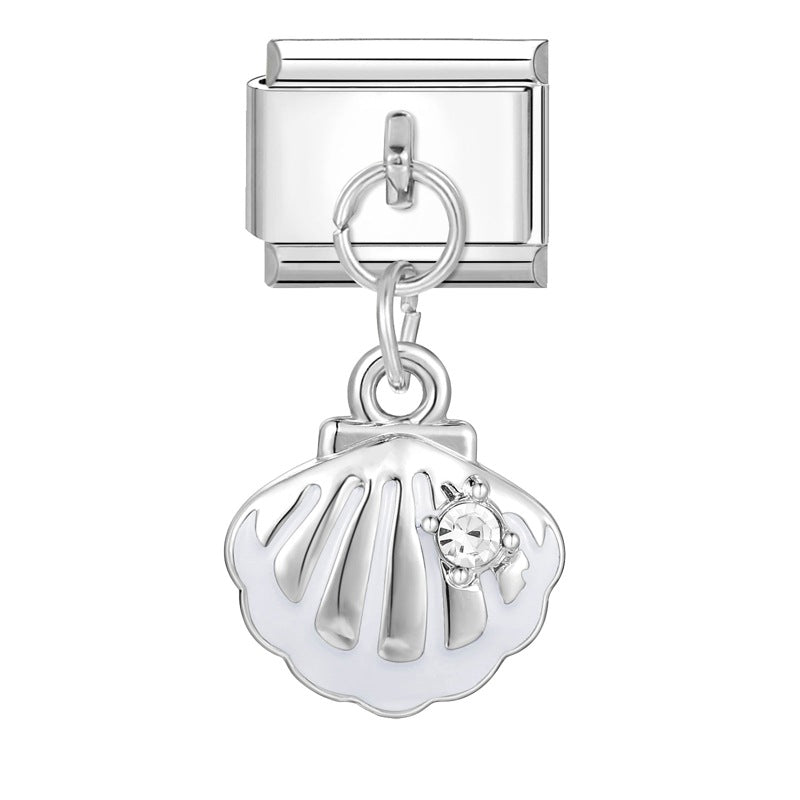 Wholesale Italian Charm Bracelet 9mm DIY creative steel color dream pendant  Creative Stainless Steel Composable Bracelet