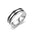 Wholesale Retro Titanium Steel Glaze Ring  Classic Men's Ring