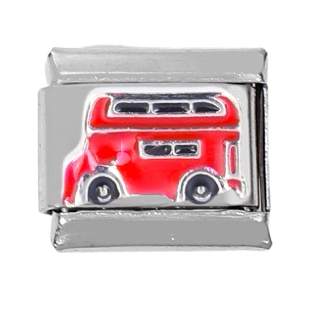 Wholesale 5pcs Italian Charm Bracelet Charm Module Stainless Steel Car Airplane Bracelet 9mm DIY Pattern Free Stitching Detachable Composable Bracelet ACC-BT-DaLiang020