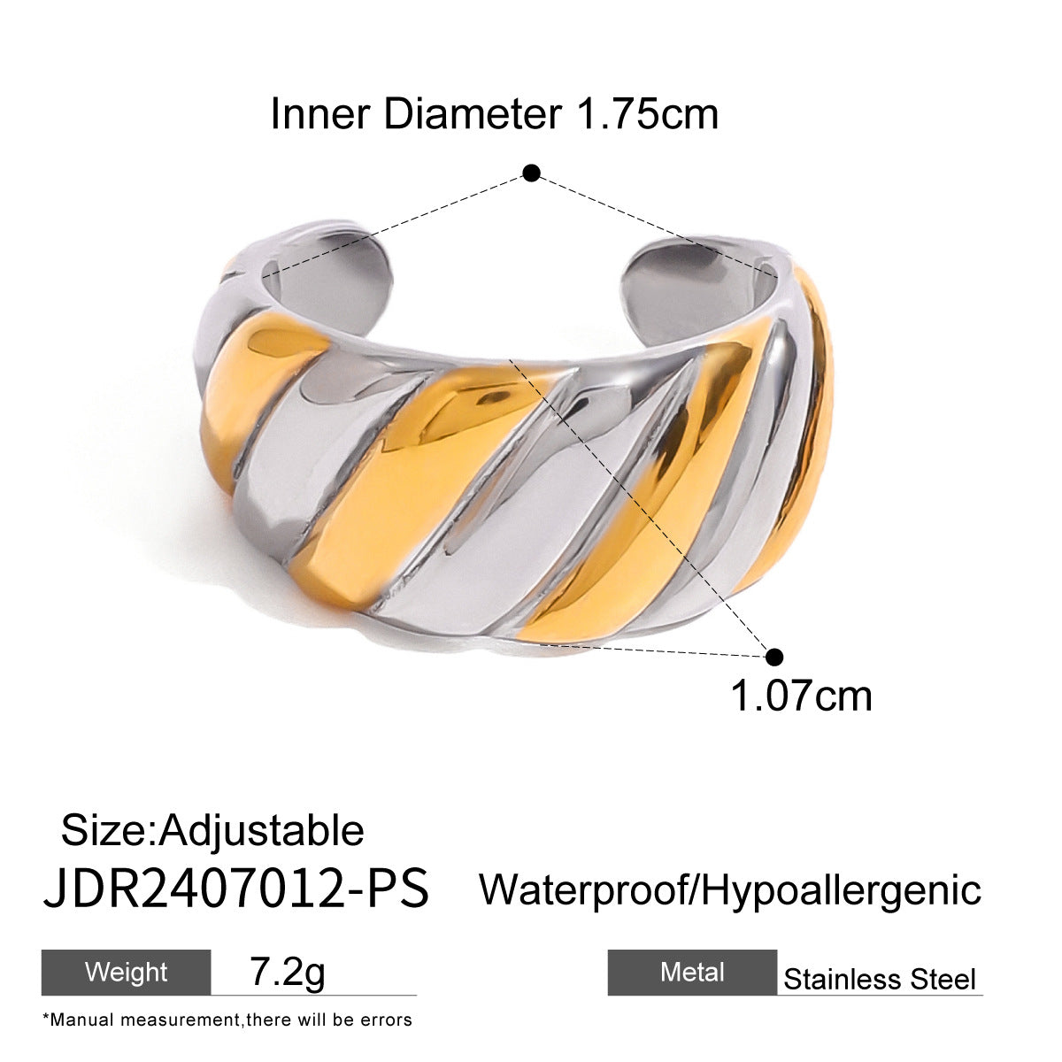 Wholesale Color matching ring stainless steel  non-fading jewelry