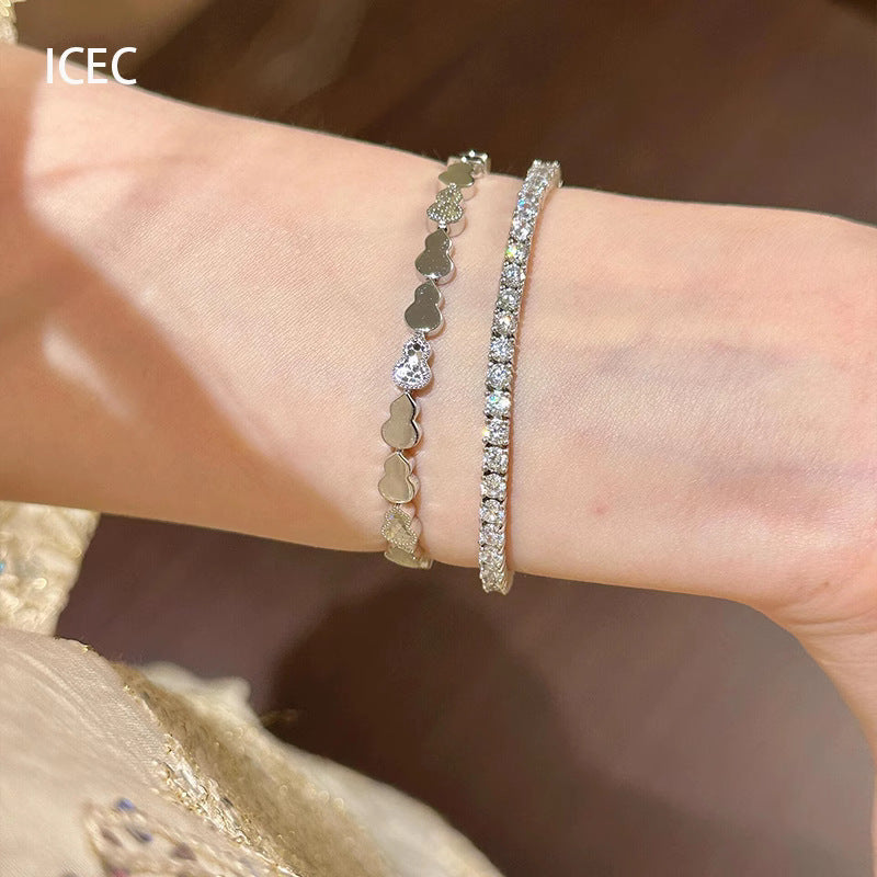 Wholesale Crushed Ice Small Gourd Splicing Bracelet