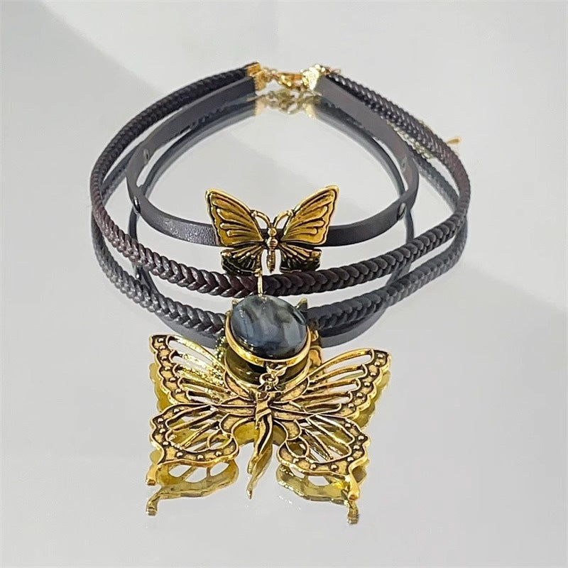 Wholesale Purple Butterfly Necklace