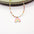 Wholesale Color Beaded Necklace Cartoon Cute Butterfly Love Clavicle Chain