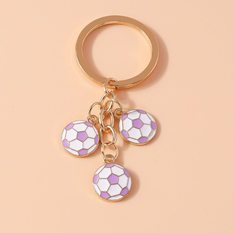 Wholesale  Simulation Football Keychain Accessories Sports Gift Backpack Pendant Accessories