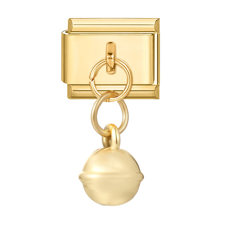 Wholesale 9mm Italian Charm Starter Bracelets DIY Heart and Bowknot Pendant Style Stainless Steel Composable Bracelet