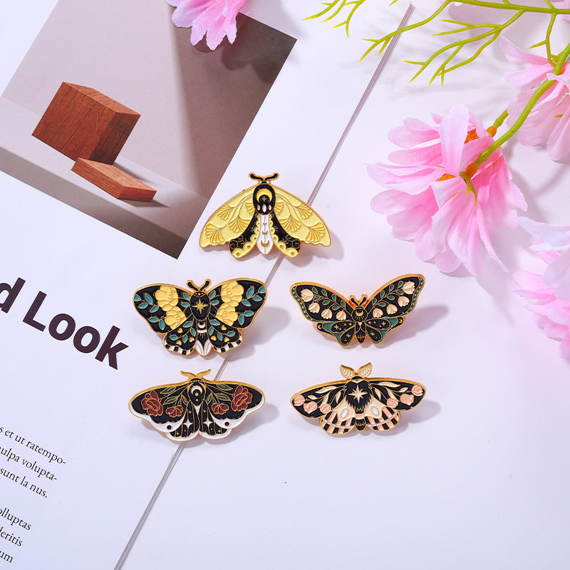 Wholesale Butterfly Brooch Insect Showy Metal Badge ACC-BCH-QiHe005