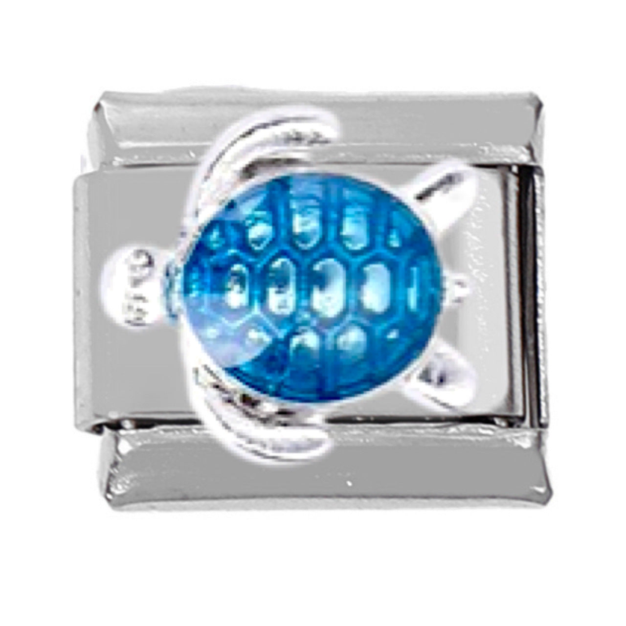 Wholesale 5pcs Italian Charm Bracelet 9mm DIY Splicing Coral Starfish Tropical Fish Stainless Steel Composable Bracelet