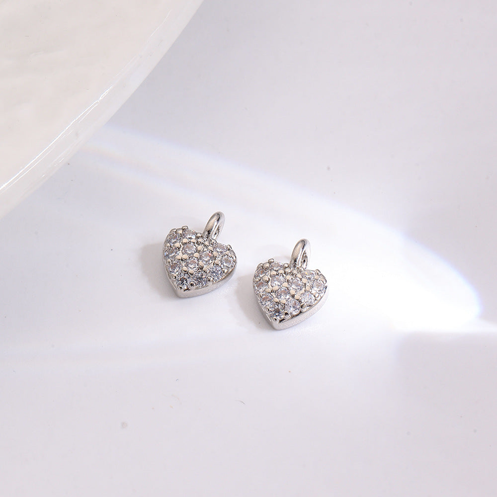 Wholesale Bone Angel Wings Heart Ice Cream Pendant