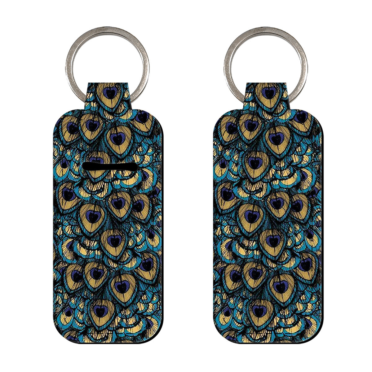 Wholesale 6pcs Feather Lipstick Set Keychain Pendant