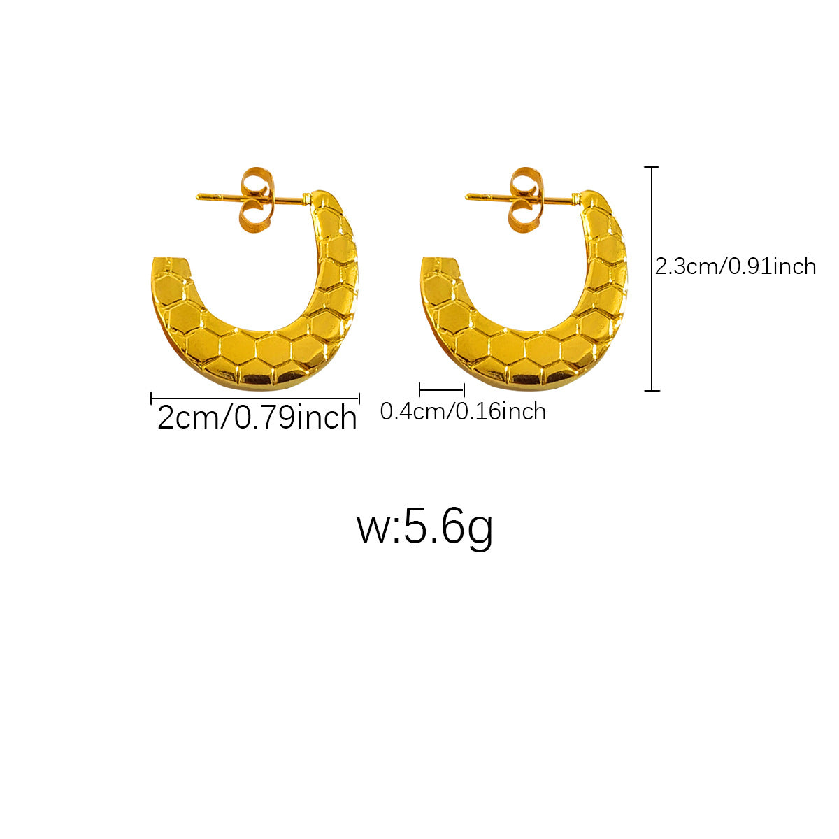 Wholesale Stainless Steel Hydraulic Earrings