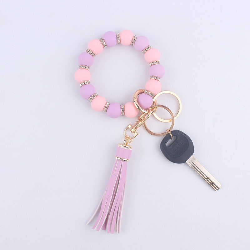 Wholesale Silicone Bracelet Wrist Keychain