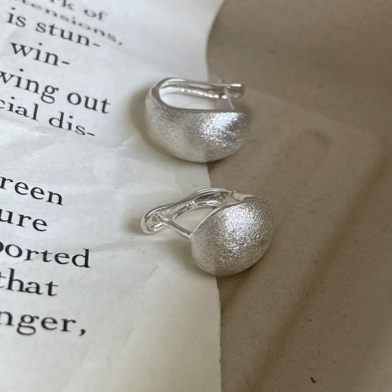 Wholesale Geometric Irregular Wire-drawing Earrings