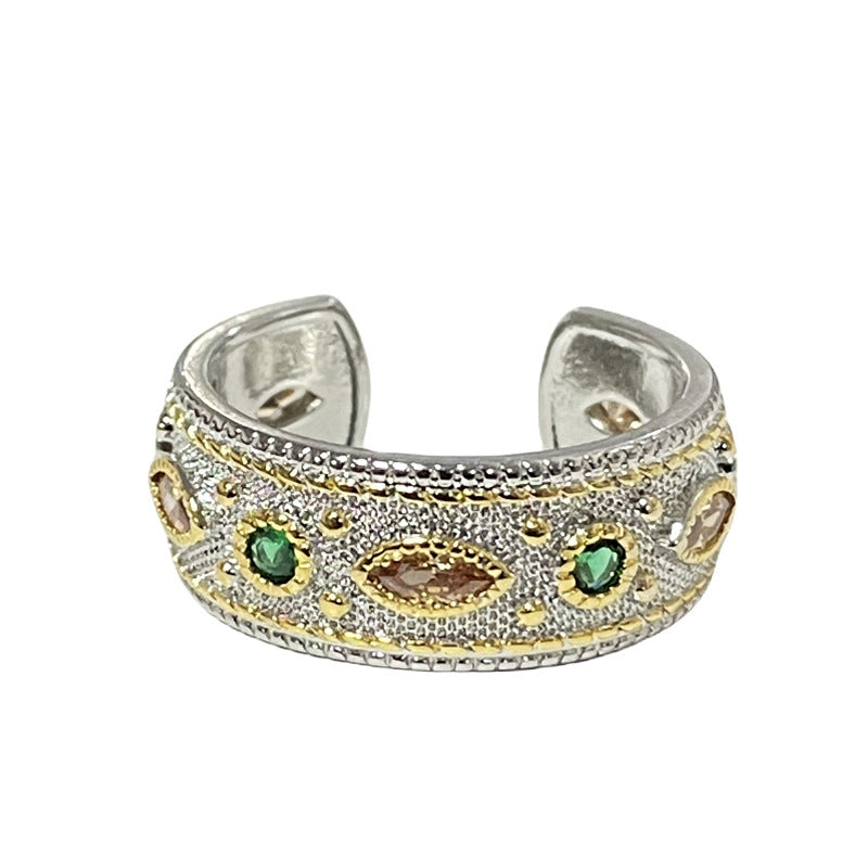 Wholesale  Retro Lace Open Ring