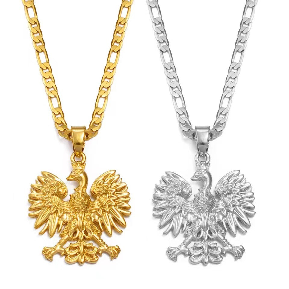 Wholesale Eagle Pendant Stainless Steel Necklaces ACC-NE-FuSu008